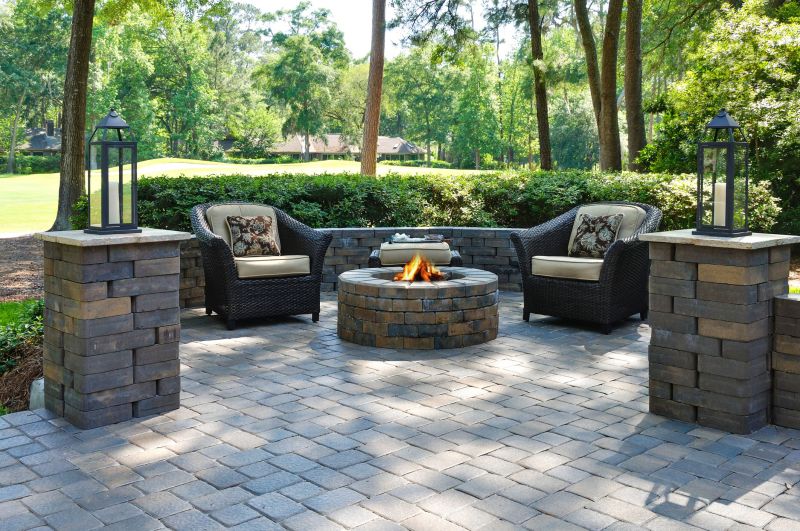 Pavestone Patio with Fire Pit